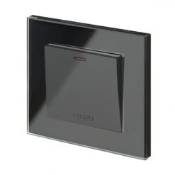 Crystal PG 13A DP Switched Fused Spur Black NEW