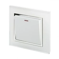 Crystal CT 13A DP Switched Fused Spur White NEW