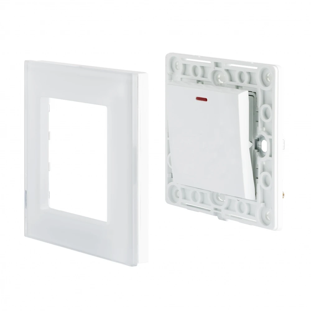 Crystal PG 13A DP Switched Fused Spur White NEW 4 Crystal PG 13A DP Switched Fused Spur White NEW - Image 4