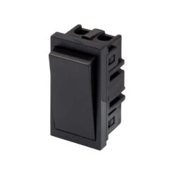 RT 10A 2 Way Rocker (25mm X 50mm) Black