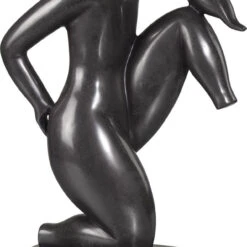 Currey & Company 14" Contemporary Greek Runner Black 1200-0799