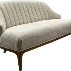 Currey & Company Inga 32.5" Contemporary Settee Morel Brown 7000-0772