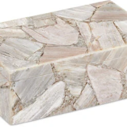 Currey & Company Jossa 2.5" Contemporary Aventurine Box Natural 1200-0804