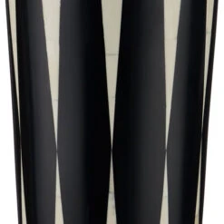 Currey & Company Lenzi 20" Modern Drinks Table White / Black / Brass 3000-0255