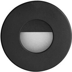 Dainolite 3.75" LED Modern Exterior Step Light Black DLEDW-300-BK