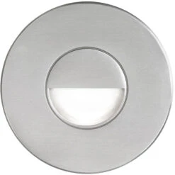 Dainolite 3.75" LED Modern Outdoor Step Light Silver DLEDW-300-BA