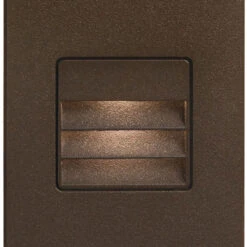 Dainolite 5" LED Contemporary Exterior Step Light Bronze DLEDW-234-BZ