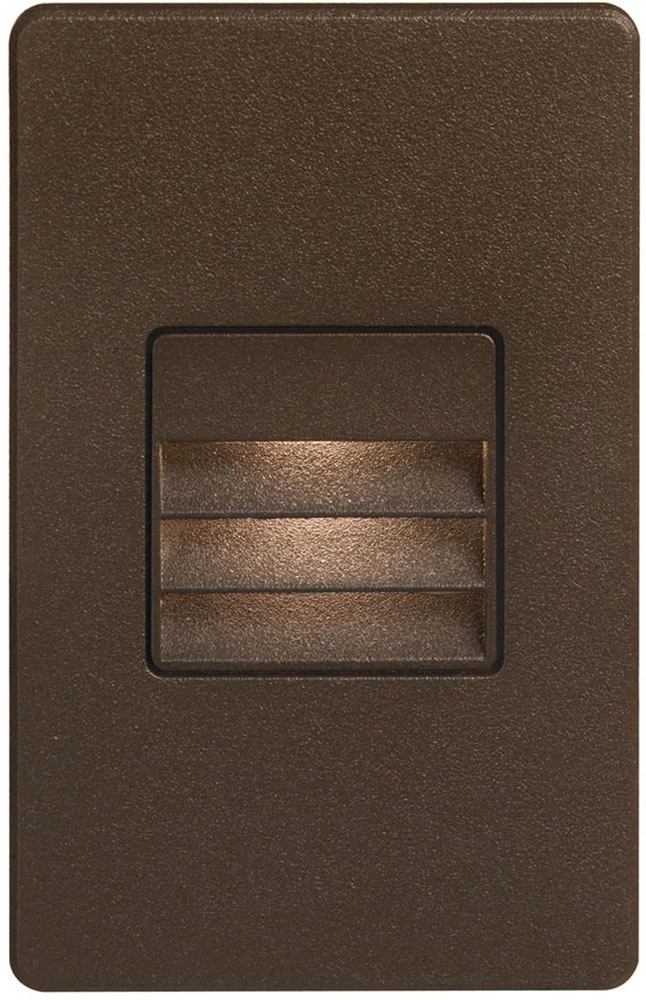 Dainolite 5" LED Contemporary Exterior Step Light Bronze DLEDW-234-BZ 1 Dainolite 5" LED Contemporary Exterior Step Light Bronze DLEDW-234-BZ