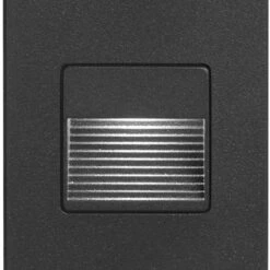 Dainolite 5" LED Contemporary Exterior Step Lighting Black DLEDW-200-BK