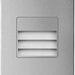 Dainolite 5" LED Contemporary Exterior Step Lighting Silver DLEDW-234-BA