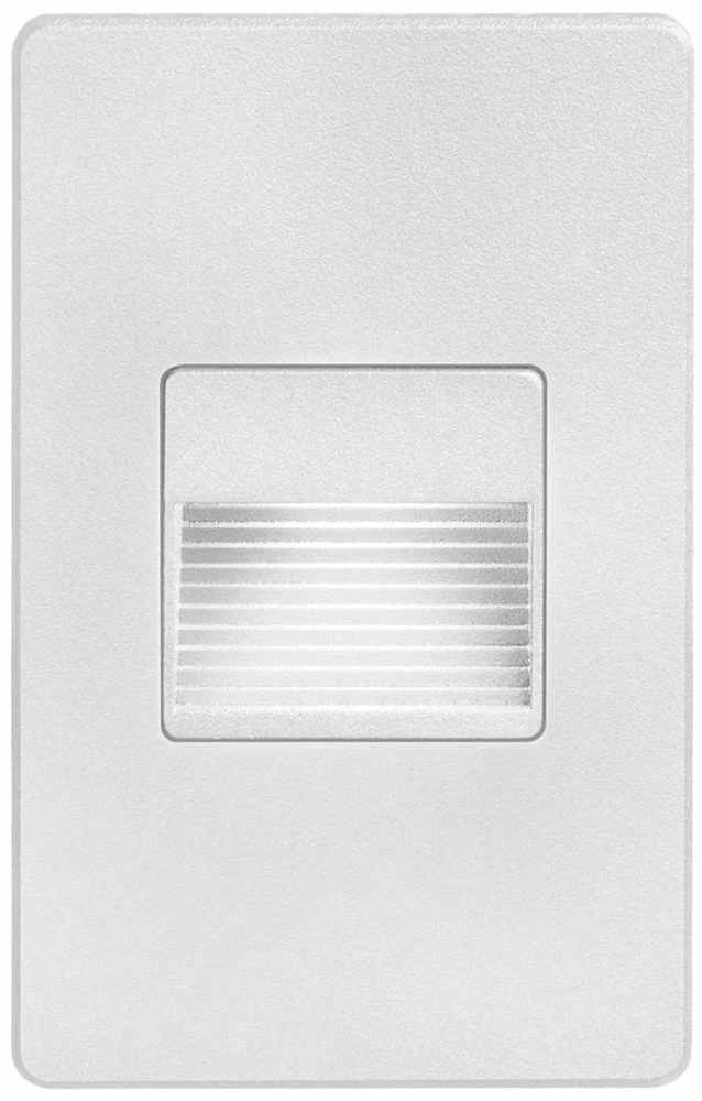 Dainolite 5" LED Contemporary Outdoor Step Light White DLEDW-200-WH 1 Dainolite 5" LED Contemporary Outdoor Step Light White DLEDW-200-WH