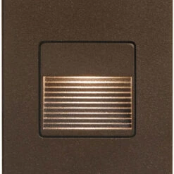 Dainolite 5" LED Modern Exterior Step Light Bronze DLEDW-200-BZ