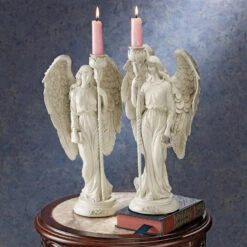 Design Toscano Angels Of Virtue Candleholders Eu79299