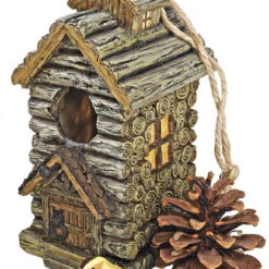Design Toscano Backwoods Cabin Bird House Hf330885
