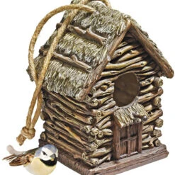 Design Toscano Backwoods Cottage Bird House Hf330888