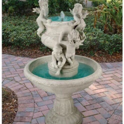 Design Toscano Cherubs At Play Fountain Jy1968