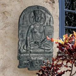 Design Toscano Earth Witness Buddha Frieze Ah240201