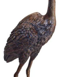 Design Toscano Grande Heron Head High Bronze Statue Pn69702