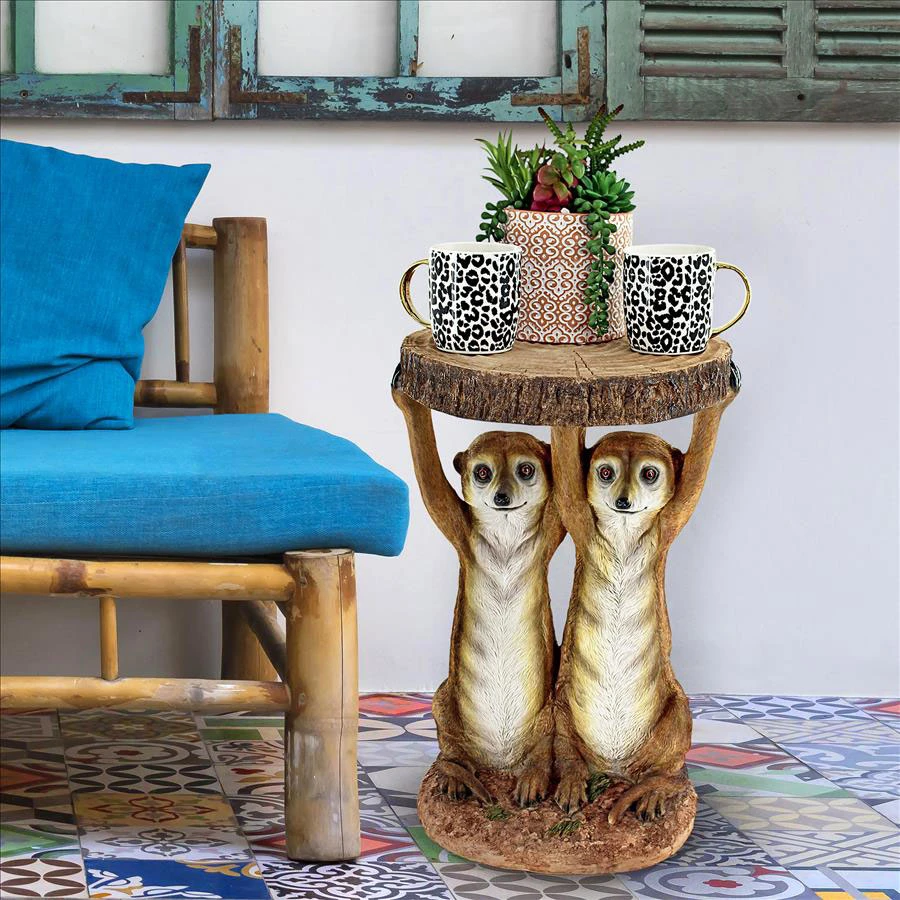 Design Toscano Kalahari Meerkats Side Table Jq8608 1 Design Toscano Kalahari Meerkats Side Table Jq8608