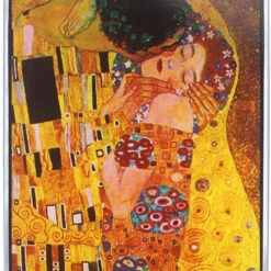 Design Toscano Klimts The Kiss 1908 Art Glass Gm1105