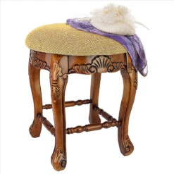 Design Toscano Lady Annette Boudoir Stool Ae3014