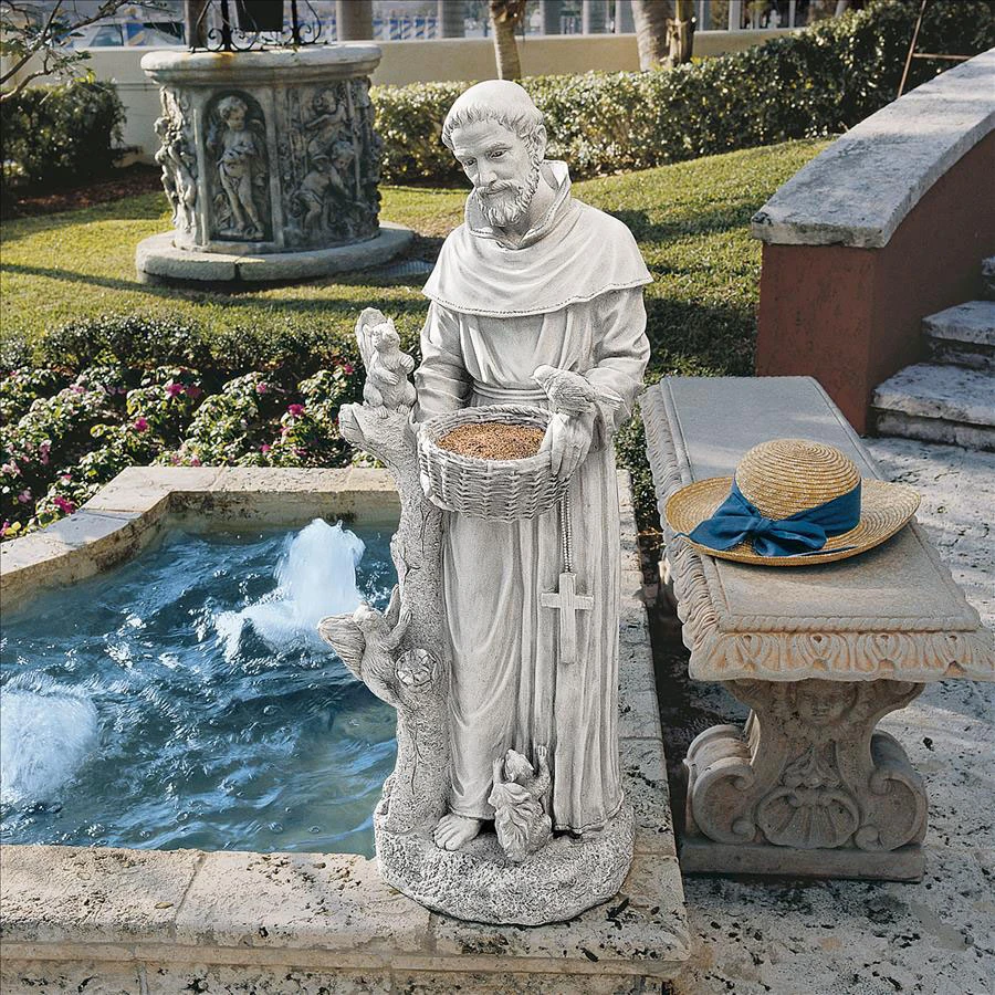 Design Toscano Large Natures Nurturer St Francis Statue Ky1299 1 Design Toscano Large Natures Nurturer St Francis Statue Ky1299
