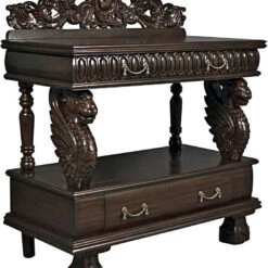 Design Toscano Lord Raffles Lion Buffet Table Af57142