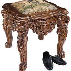 Design Toscano Lord Raffles Lion Leg Stool Af51205