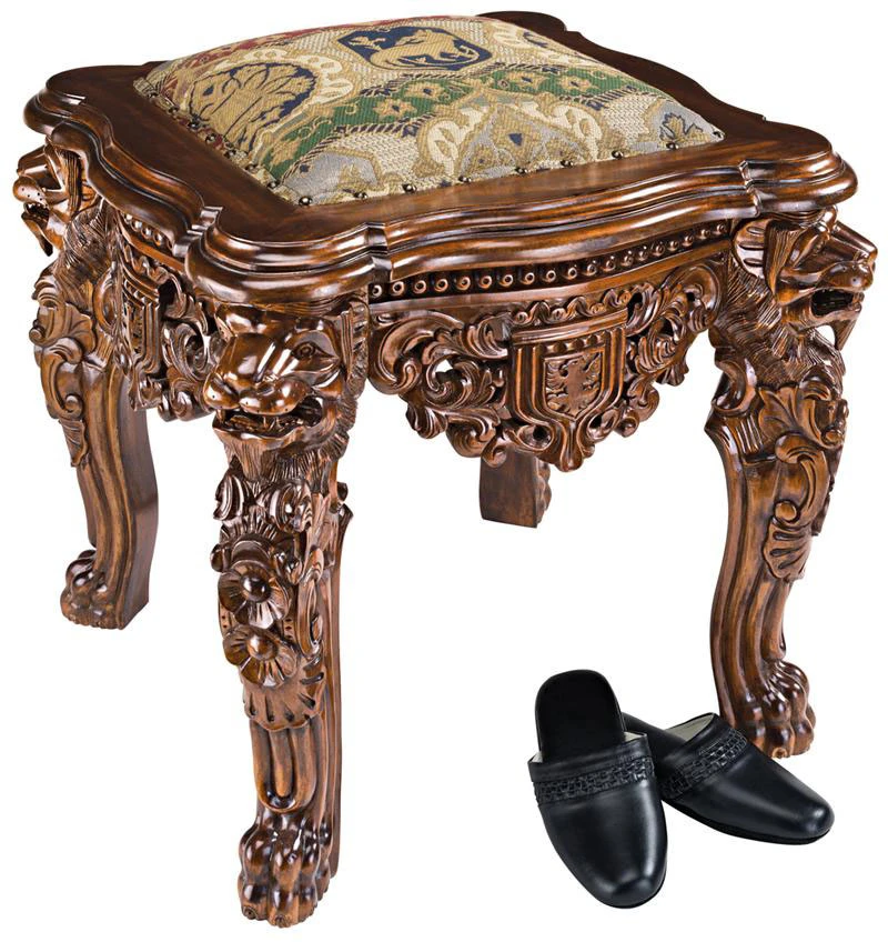 Design Toscano Lord Raffles Lion Leg Stool Af51205 1 Design Toscano Lord Raffles Lion Leg Stool Af51205