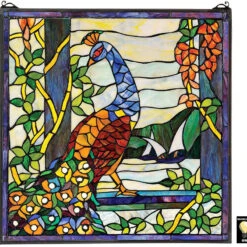 Design Toscano Peacocks Garden Window Hd103