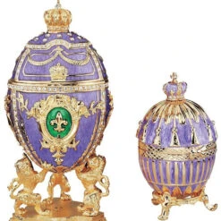 Design Toscano S/2 Faberge Style Eggs Qf9911