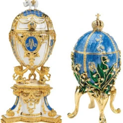 Design Toscano S/ Valentina & Galina Eggs Qf93069