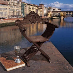 Design Toscano Savonarola Chair Af1352