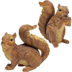 Design Toscano Set Of Scamper & Chomper Squirrels Qm918873