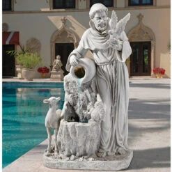 Design Toscano St. Francis Natures Life Giver Fountain Ky2078