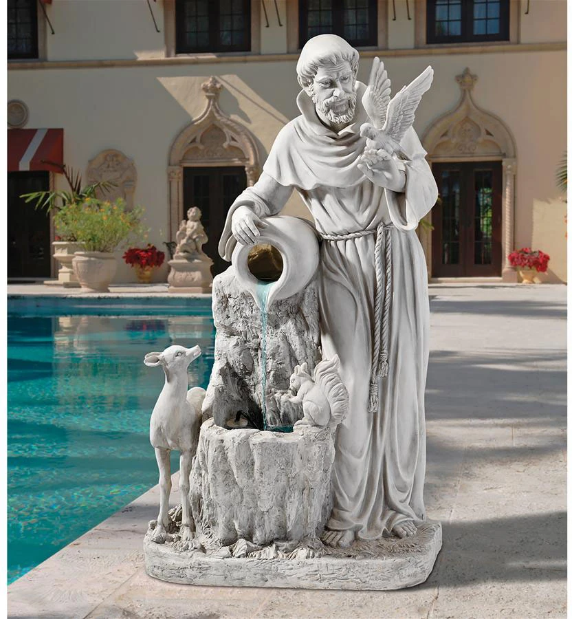 Design Toscano St. Francis Natures Life Giver Fountain Ky2078 1 Design Toscano St. Francis Natures Life Giver Fountain Ky2078