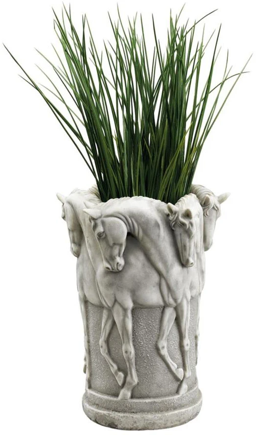 Design Toscano Stone Finish Six Stallions Urn Ky48017 1 Design Toscano Stone Finish Six Stallions Urn Ky48017