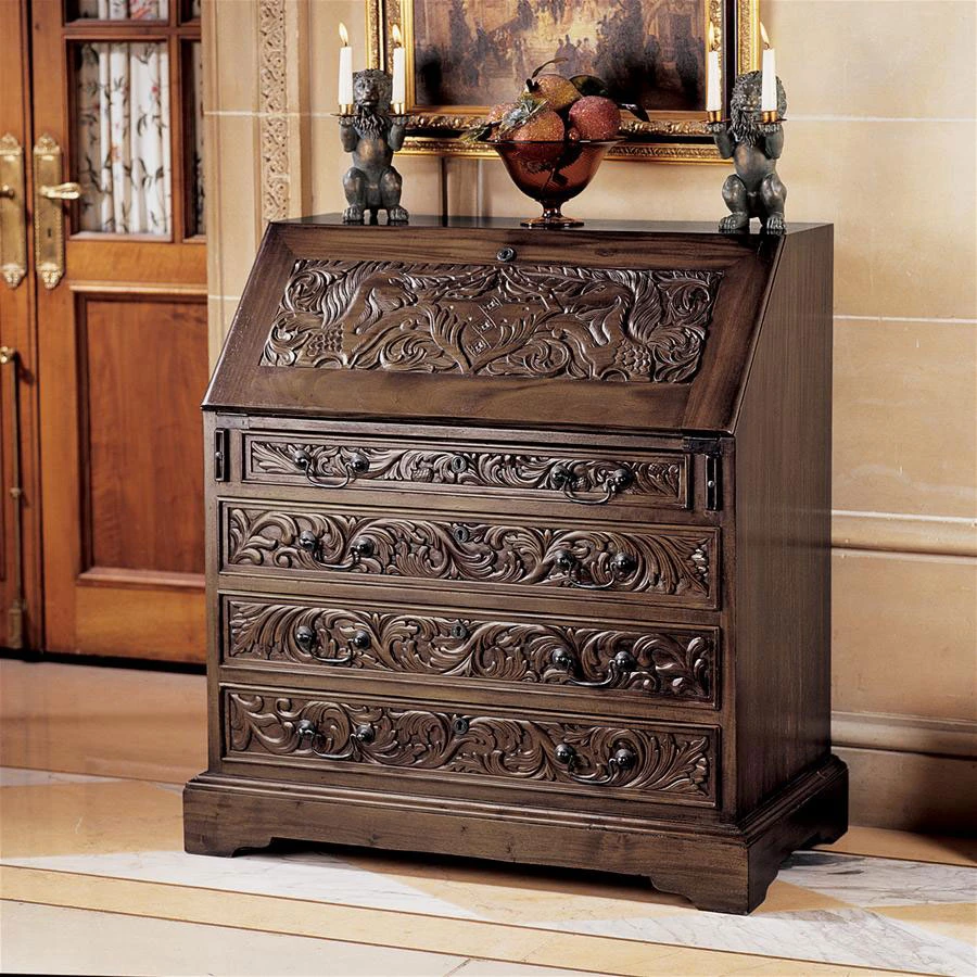 Design Toscano Unicorn Drop Front Desk Af2137 1 Design Toscano Unicorn Drop Front Desk Af2137