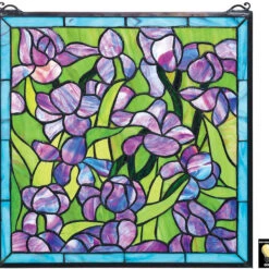 Design Toscano Van Gogh Iris Window Hd575