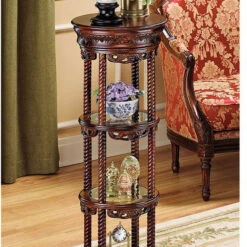 Design Toscano Venice Etagere Pedestal Dy1612