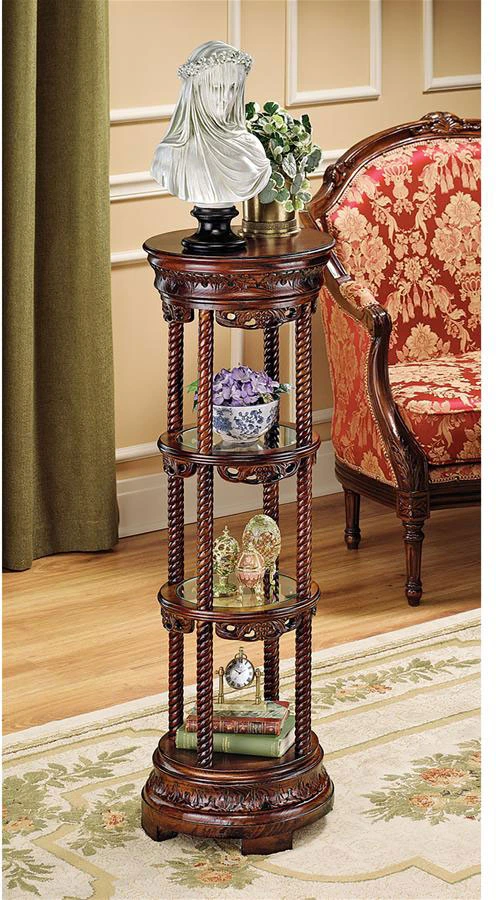 Design Toscano Venice Etagere Pedestal Dy1612 1 Design Toscano Venice Etagere Pedestal Dy1612