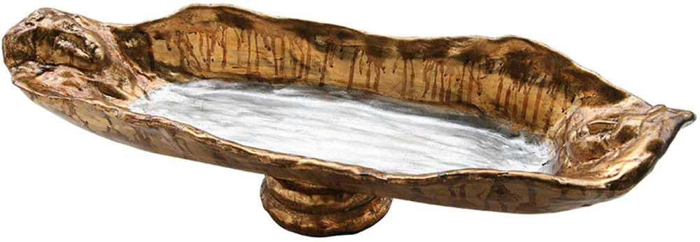 Lucas McKearn Guillot 6.5" Contemporary Gold Leaf And Silver SI1135 1 Lucas McKearn Guillot 6.5" Contemporary Gold Leaf And Silver SI1135