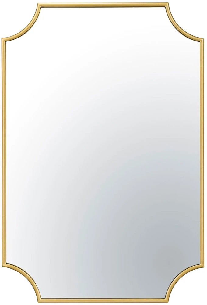 Varaluz Carlton 33.25" Contemporary Mirror Gold 431MI22GO 1 Varaluz Carlton 33.25" Contemporary Mirror Gold 431MI22GO