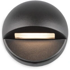 WAC Lighting 3" LED Contemporary Exterior Step Light Black 3011-BK
