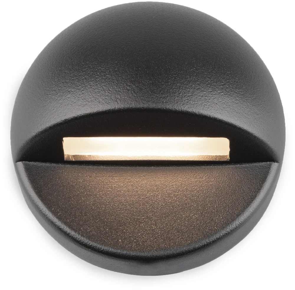 WAC Lighting 3" LED Contemporary Exterior Step Light Black 3011-BK 1 WAC Lighting 3" LED Contemporary Exterior Step Light Black 3011-BK