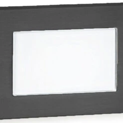 WAC Lighting WAC Landscape 1.5" LED Modern Outdoor Step Light Black WL-LED130-AM-BK