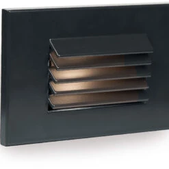 WAC Lighting 3.13" LED Modern Indoor Step Light Black WL-LED120-C-BK