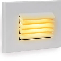 WAC Lighting 3.13" LED Contemporary Indoor Step Light White WL-LED120-AM-WT